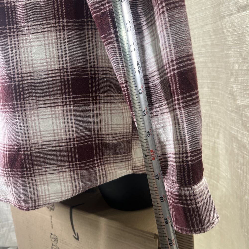H&M Plaid Long Sleeve Flannel Shirt - Size M - Picture 3 of 11